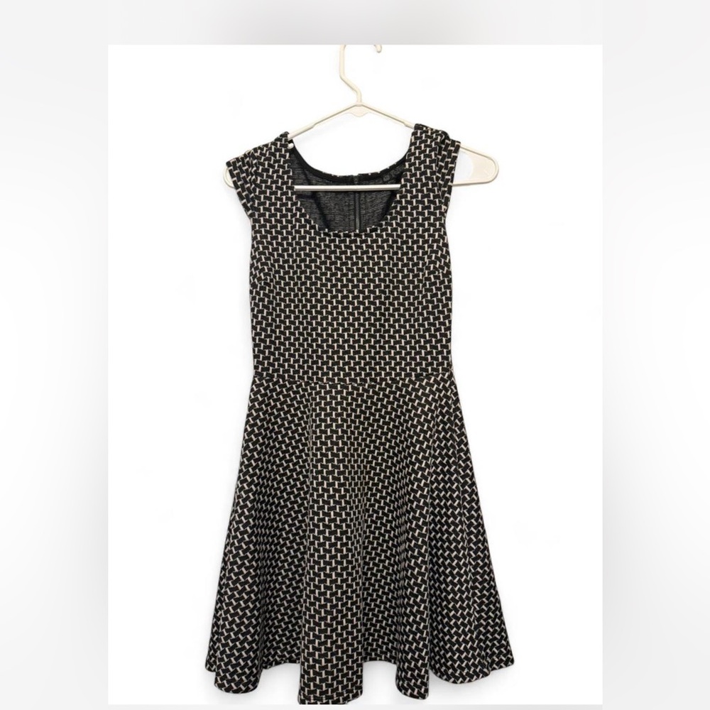 BeBop Black and Ivory Dress